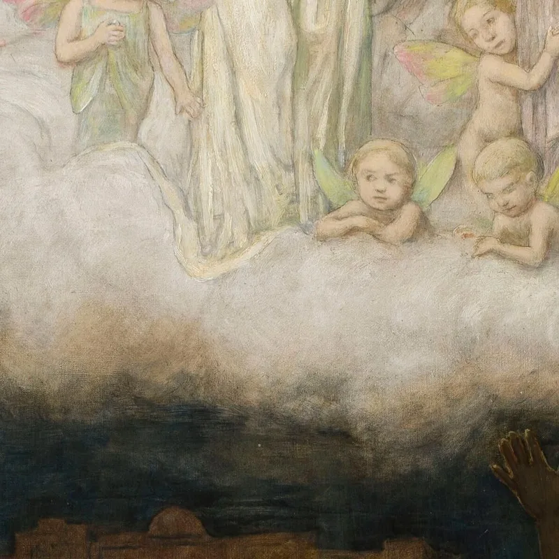 Verkündigung An Die Hirten Hans Thoma