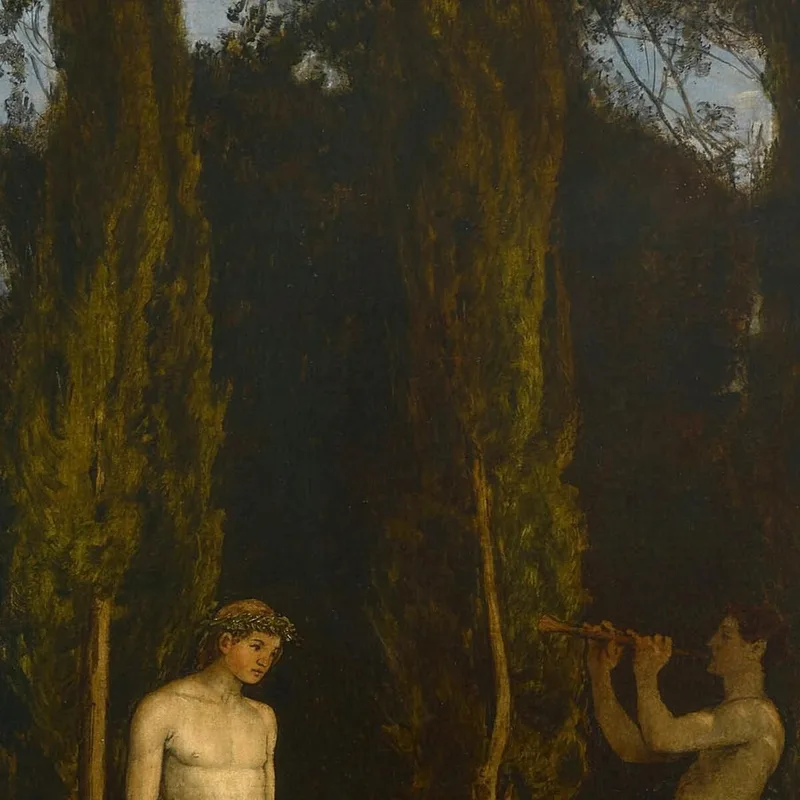 Apollo E Marsia 2 Hans Thoma