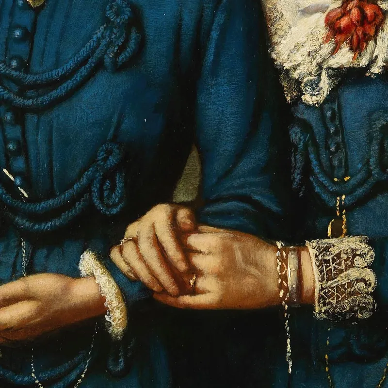 Portrait Of The Two Daughters Of The Haag Family Hans Thoma