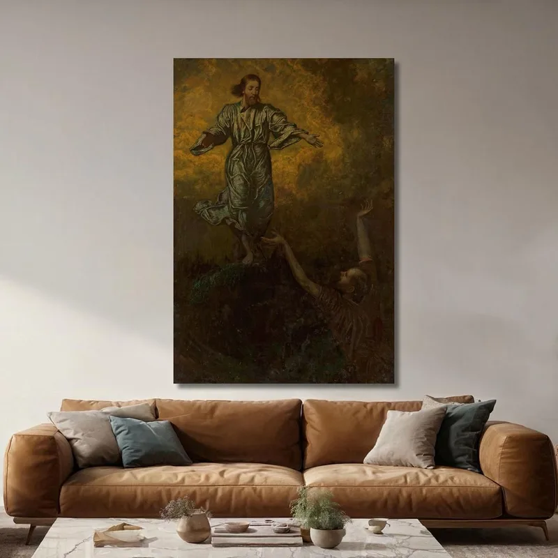 Christ And Saint Peter Hans Thoma