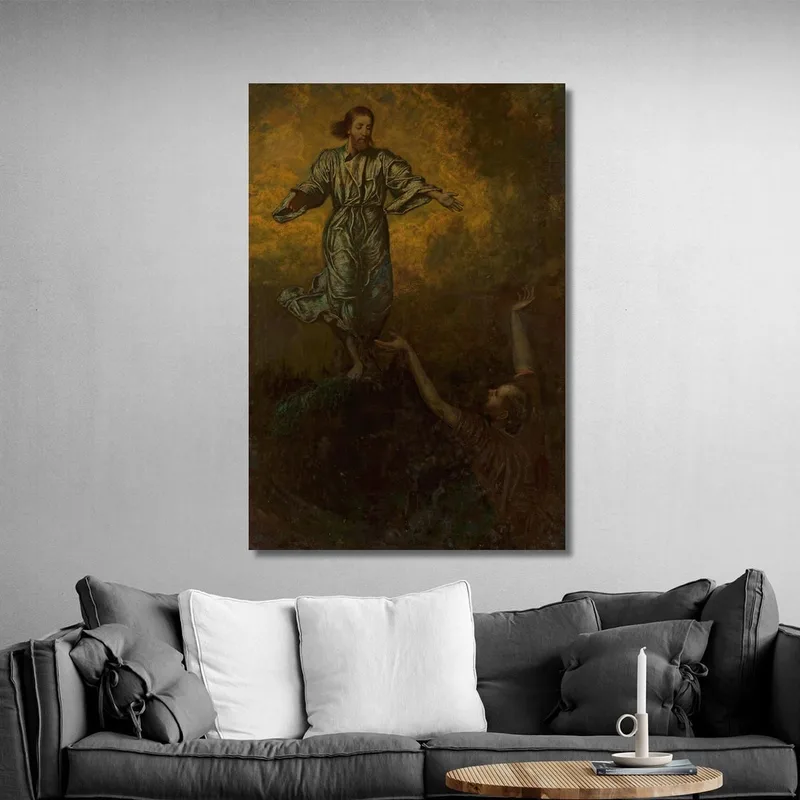 Christ And Saint Peter Hans Thoma
