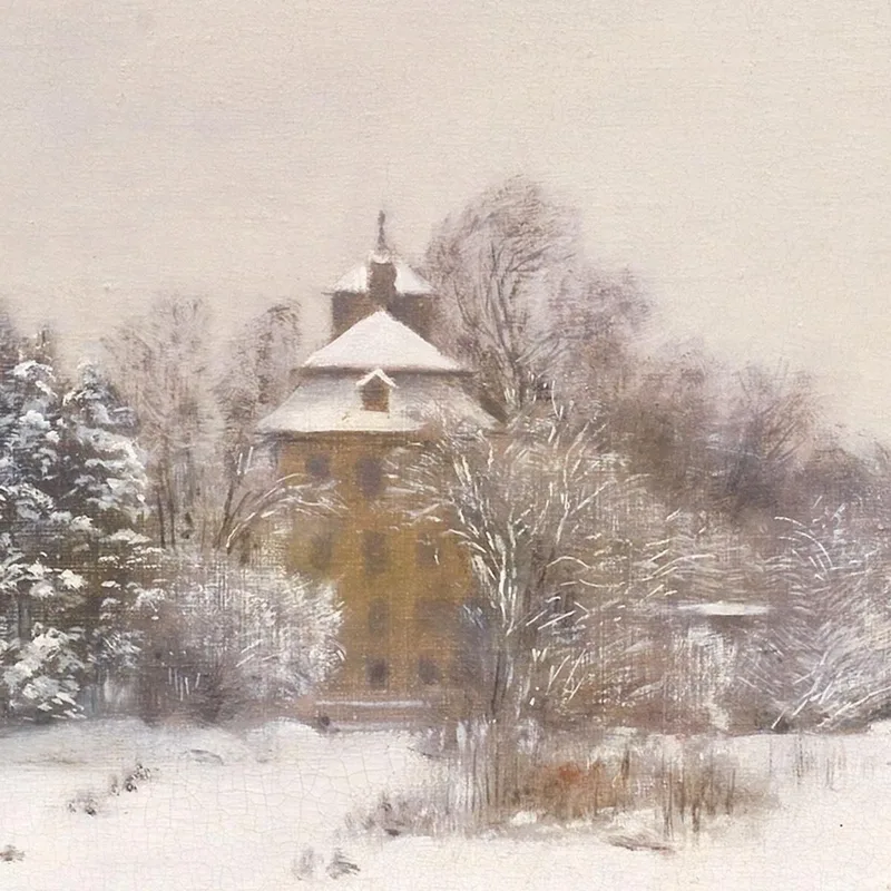 Die Öde Bei Frankfurt Im Winter Hans Thoma