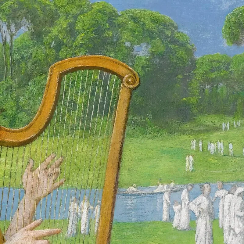 Frühlingsmelodie Hans Thoma