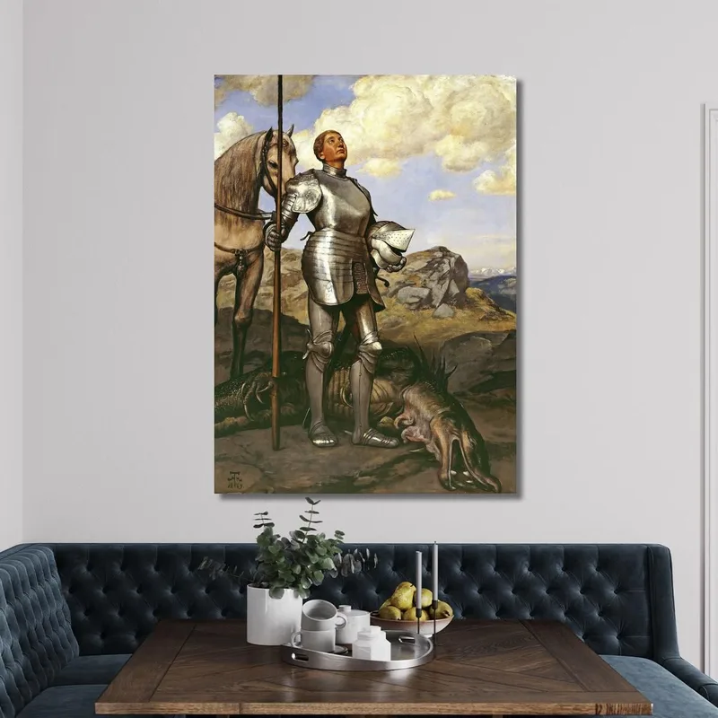 Ritter Sankt Georg Hans Thoma
