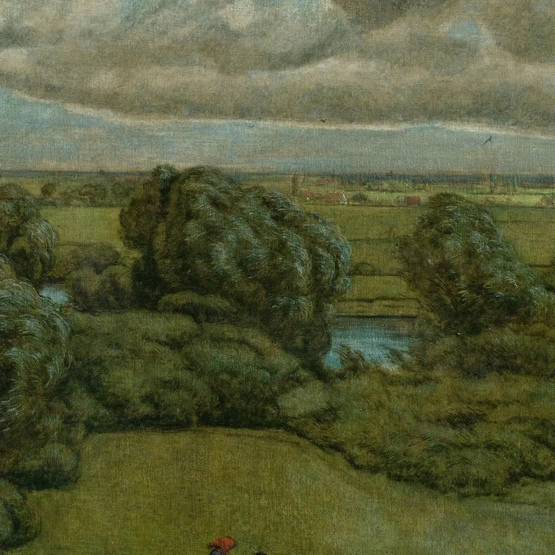 Landscape In A Storm Hans Thoma