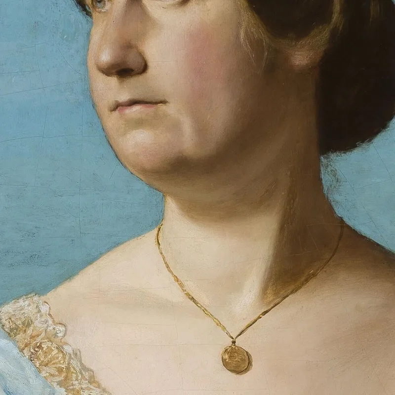Bildnis Von Ella Blaue Der Adoptivtochter Des Künstlers Hans Thoma