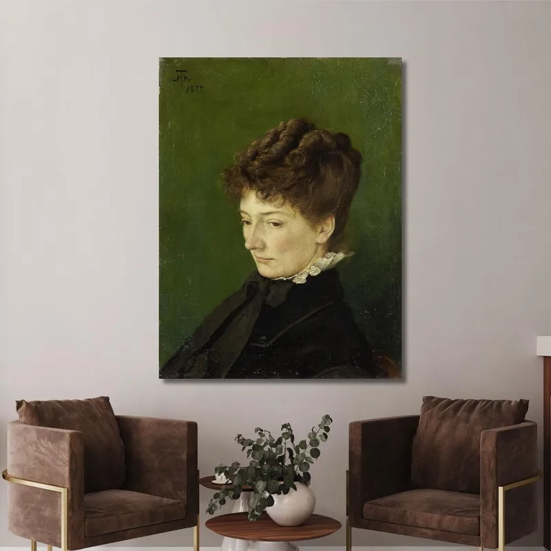 Bildnis Von Ida Müller Geb. Scholderer Hans Thoma