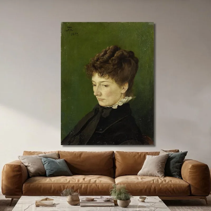 Bildnis Von Ida Müller Geb. Scholderer Hans Thoma