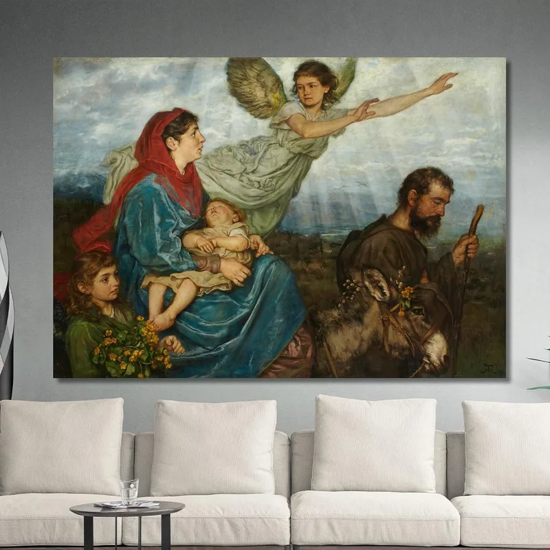 Die Flucht Nach Ägypten Hans Thoma