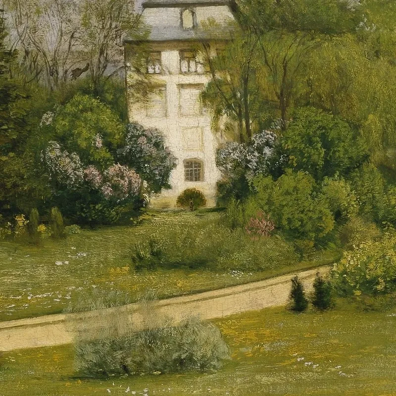 Die Öd' Blick Auf Den Holzhausenpark Hans Thoma