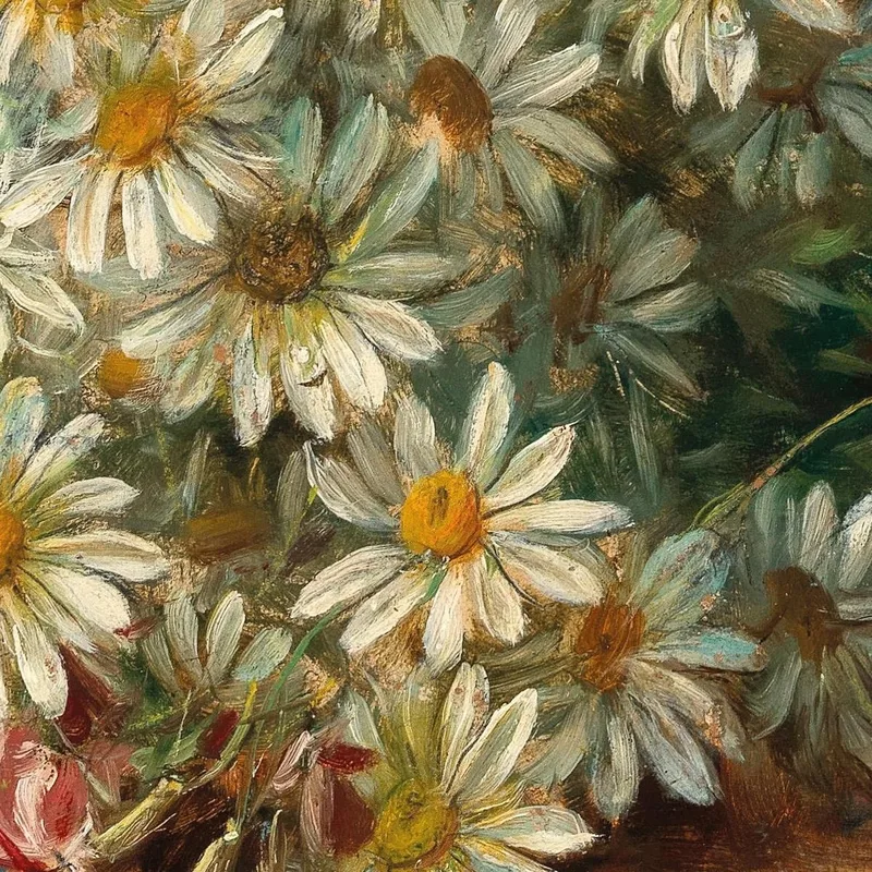 Un Mazzo Di Margherite Hans Zatzka