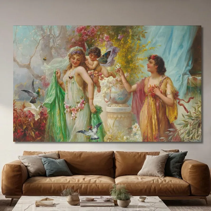 Un Idillio Classico Hans Zatzka