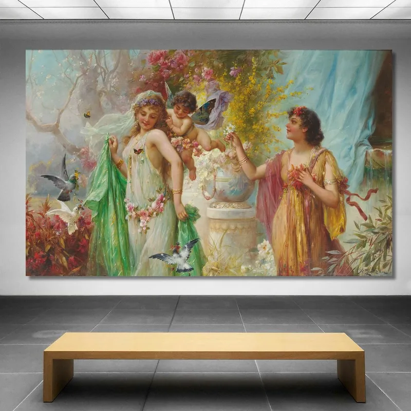 Un Idillio Classico Hans Zatzka