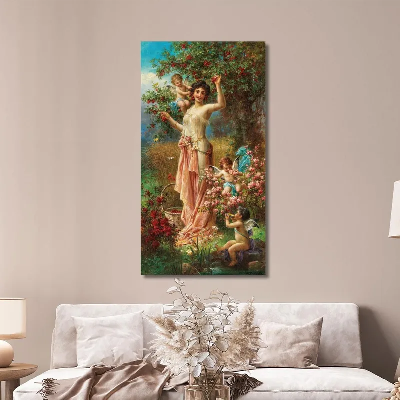 An Allegory Of Summer With Messengers Of Love Hans Zatzka
