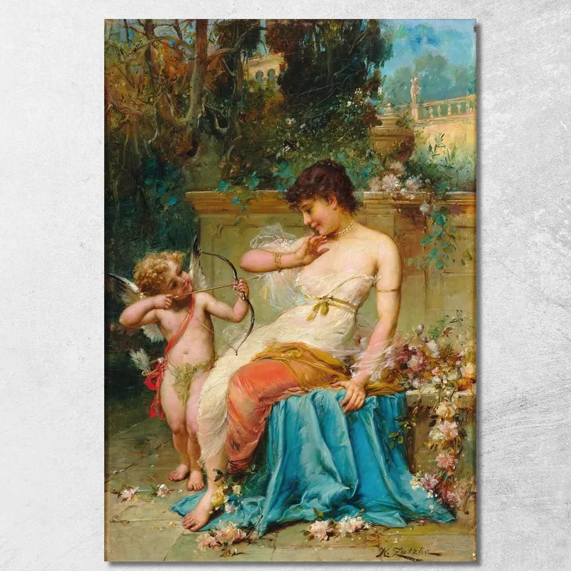 Cupido 2 Hans Zatzka quadro stampa su tela
