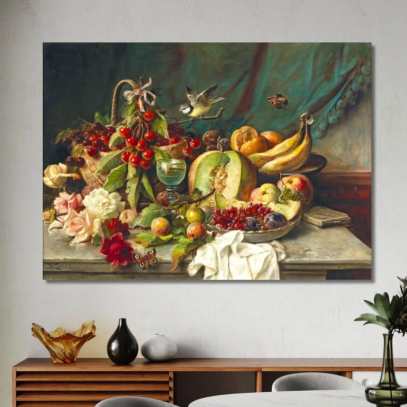 Natura Morta Di Frutta Hans Zatzka