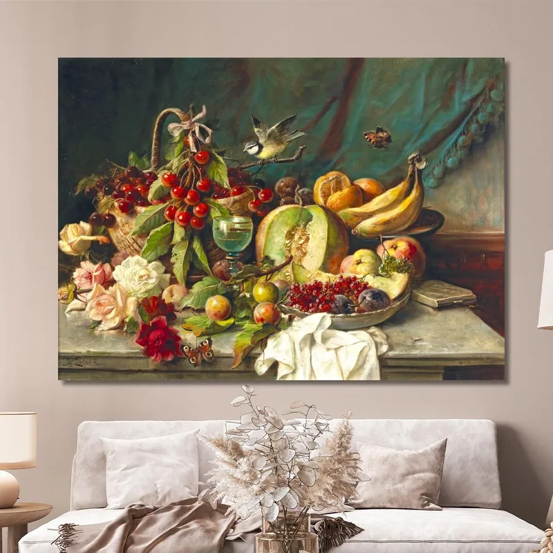 Natura Morta Di Frutta Hans Zatzka