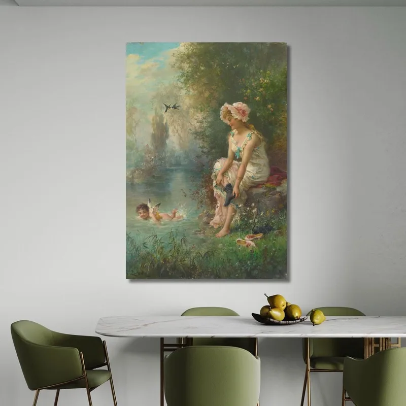 Liebe Am Flussufer Hans Zatzka
