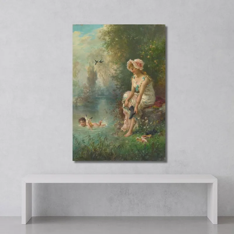 Liebe Am Flussufer Hans Zatzka