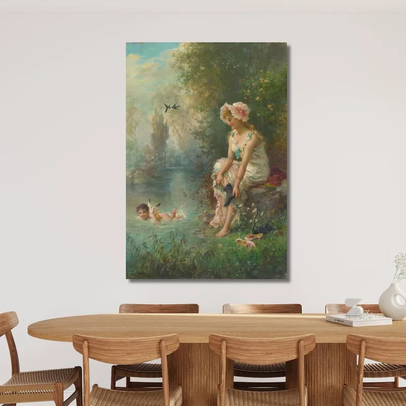 Liebe Am Flussufer Hans Zatzka