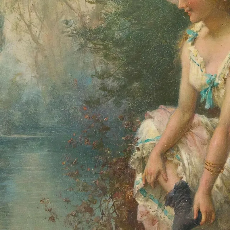 Liebe Am Flussufer Hans Zatzka