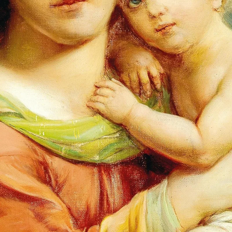 Madonna And Child Hans Zatzka