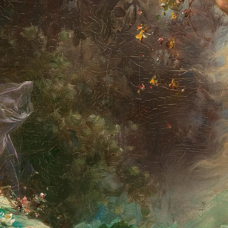 Nymphen Im Morgengrauen Hans Zatzka
