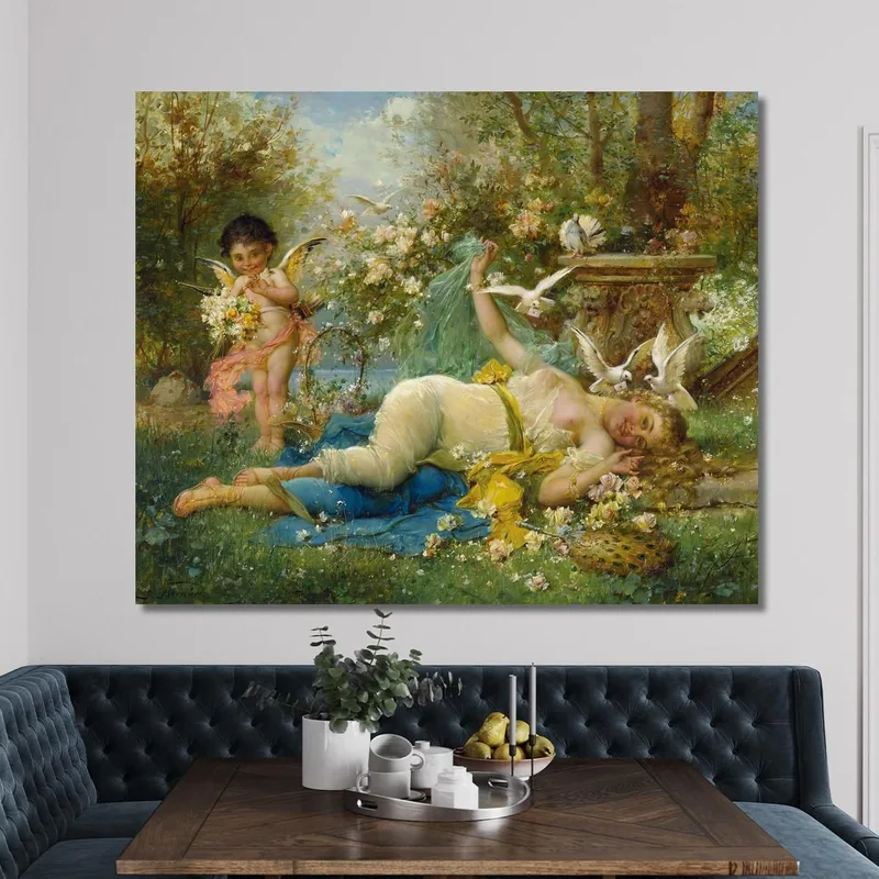 Venus Und Amor Hans Zatzka