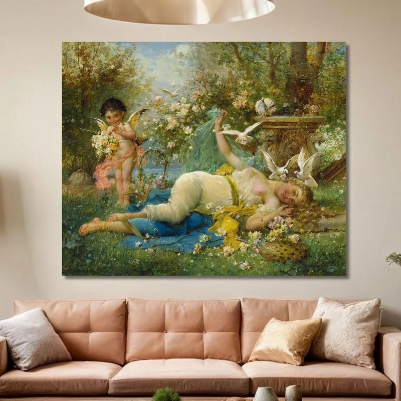 Venus Und Amor Hans Zatzka