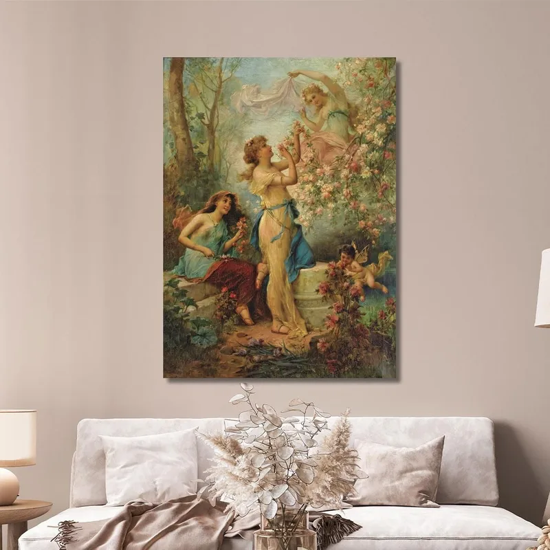 Venus With Putti And Attendants Hans Zatzka