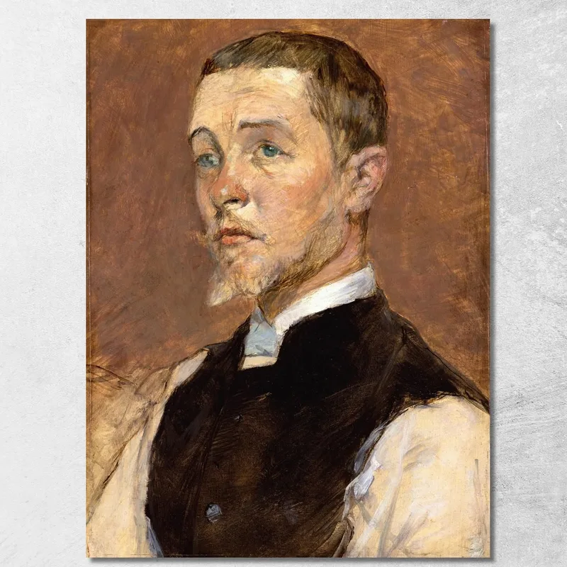 Albert René Grenier 1858-1925 Henri de Toulouse-Lautrec quadro stampa su tela