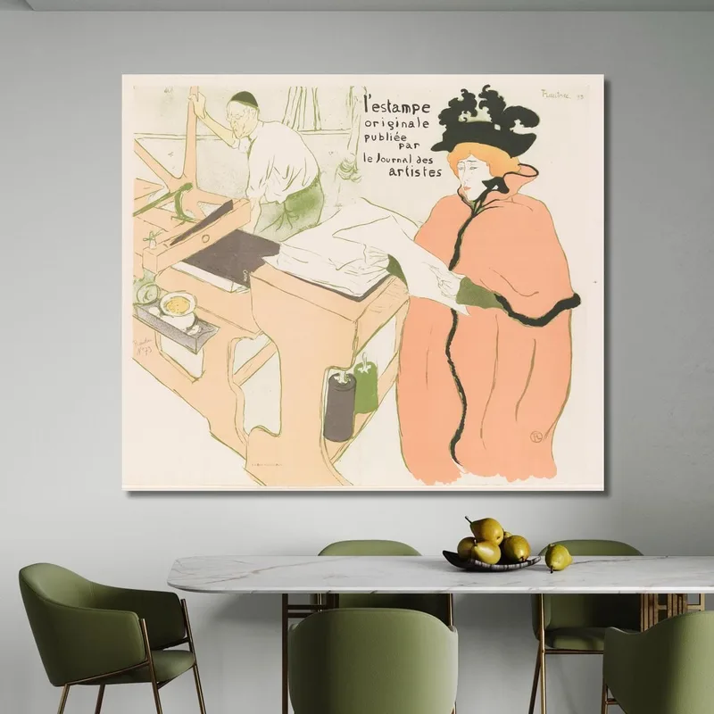 Copertina Per "L'Estampe Originale Album I" Pubblicata Da "Le Journal Des Artistes" Henri de Toulouse-Lautrec