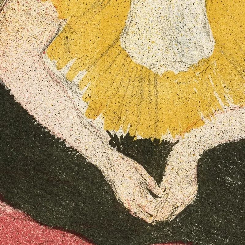 Elles - The Seated Clown Mlle Cha-U-Ka-O Henri de Toulouse-Lautrec