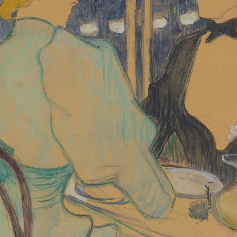 Gente Elegante En Les Ambassadeurs Henri de Toulouse-Lautrec