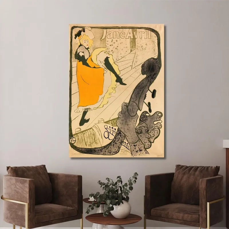Jane Avril Im Jardin De Paris Henri de Toulouse-Lautrec