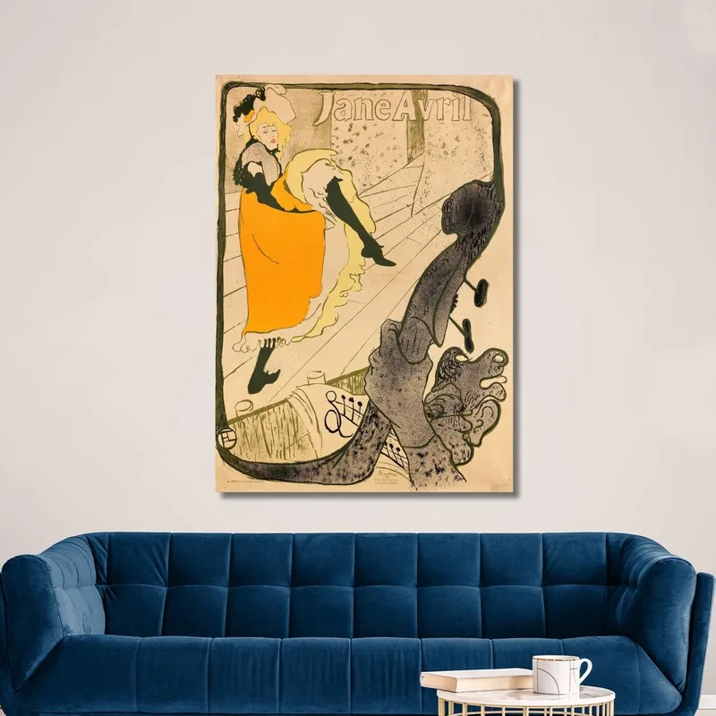 Jane Avril Im Jardin De Paris Henri de Toulouse-Lautrec