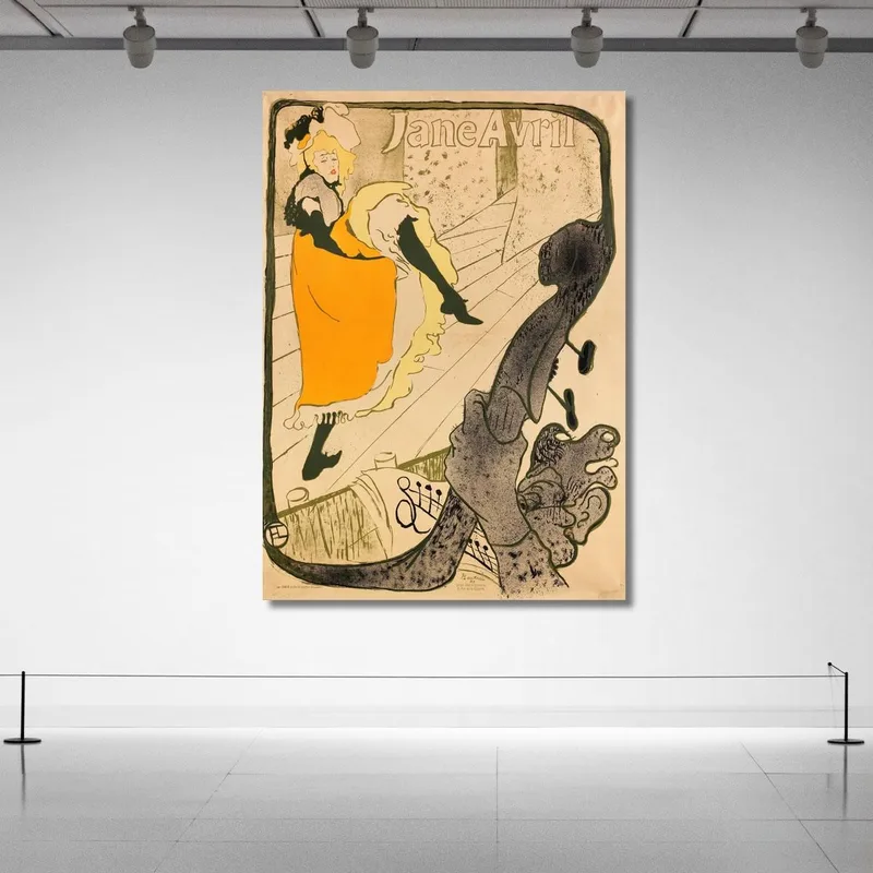 Jane Avril Im Jardin De Paris Henri de Toulouse-Lautrec