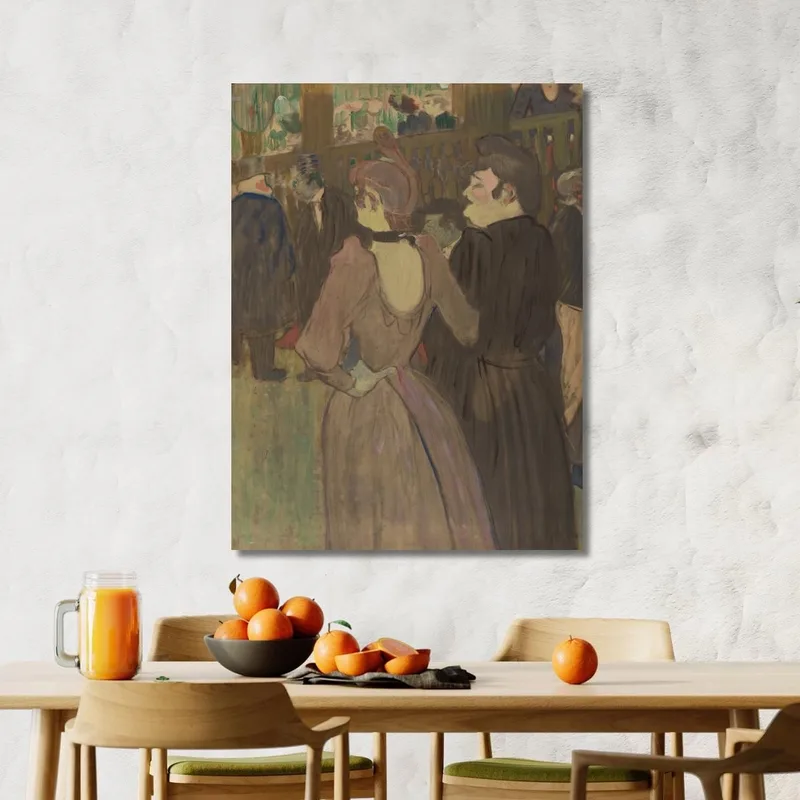 La Goulue Und Ihre Schwester Henri de Toulouse-Lautrec