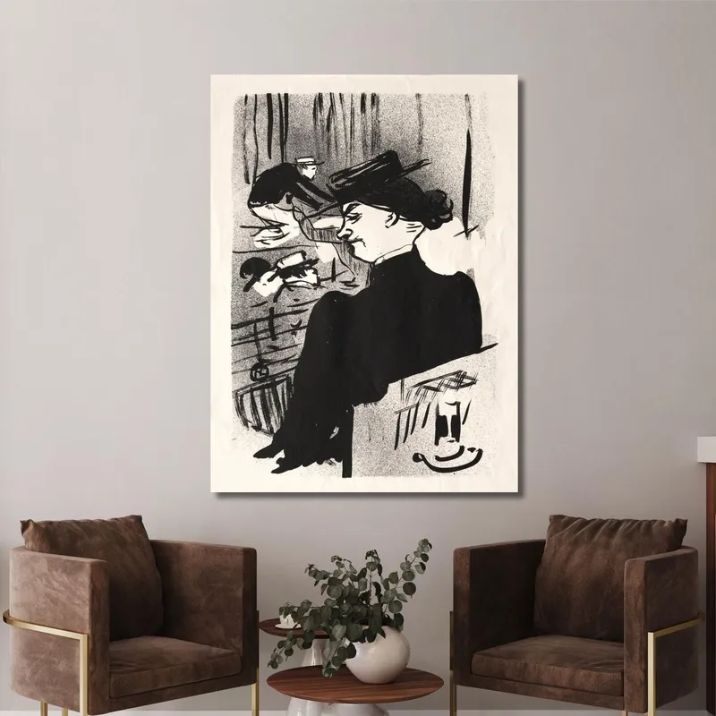 Das Café-Konzert: Eine Zuschauerin Henri de Toulouse-Lautrec