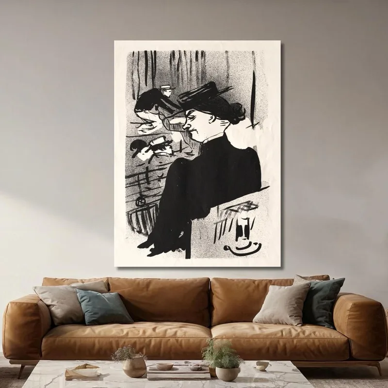 Das Café-Konzert: Eine Zuschauerin Henri de Toulouse-Lautrec