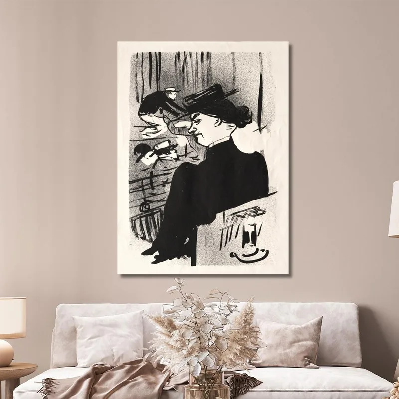 Das Café-Konzert: Eine Zuschauerin Henri de Toulouse-Lautrec