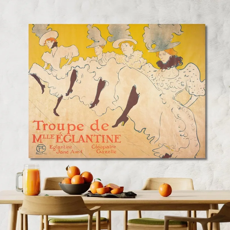 Mademoiselle Églantines Truppe Henri de Toulouse-Lautrec
