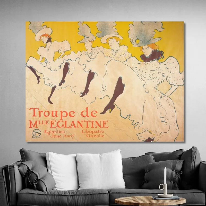 Mademoiselle Églantines Truppe Henri de Toulouse-Lautrec