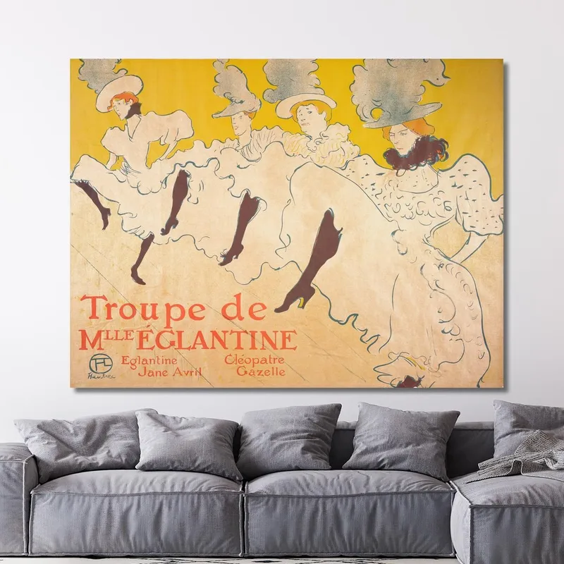 Mademoiselle Églantines Truppe Henri de Toulouse-Lautrec