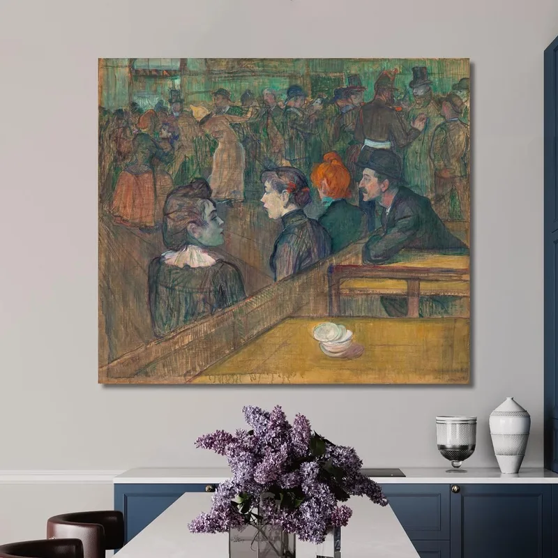 Moulin De La Galette Henri de Toulouse-Lautrec