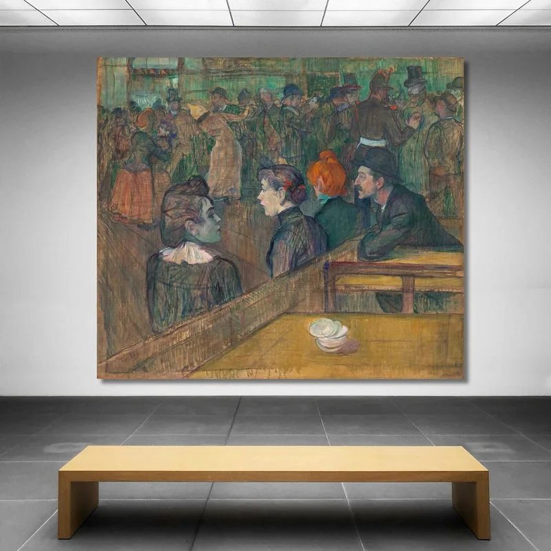 Moulin De La Galette Henri de Toulouse-Lautrec