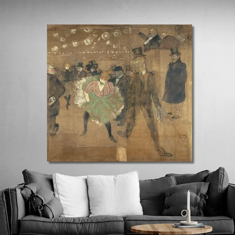 Paneele Für Die Baraque De La Goulue Auf Der Foire Du Trône In Paris Henri de Toulouse-Lautrec