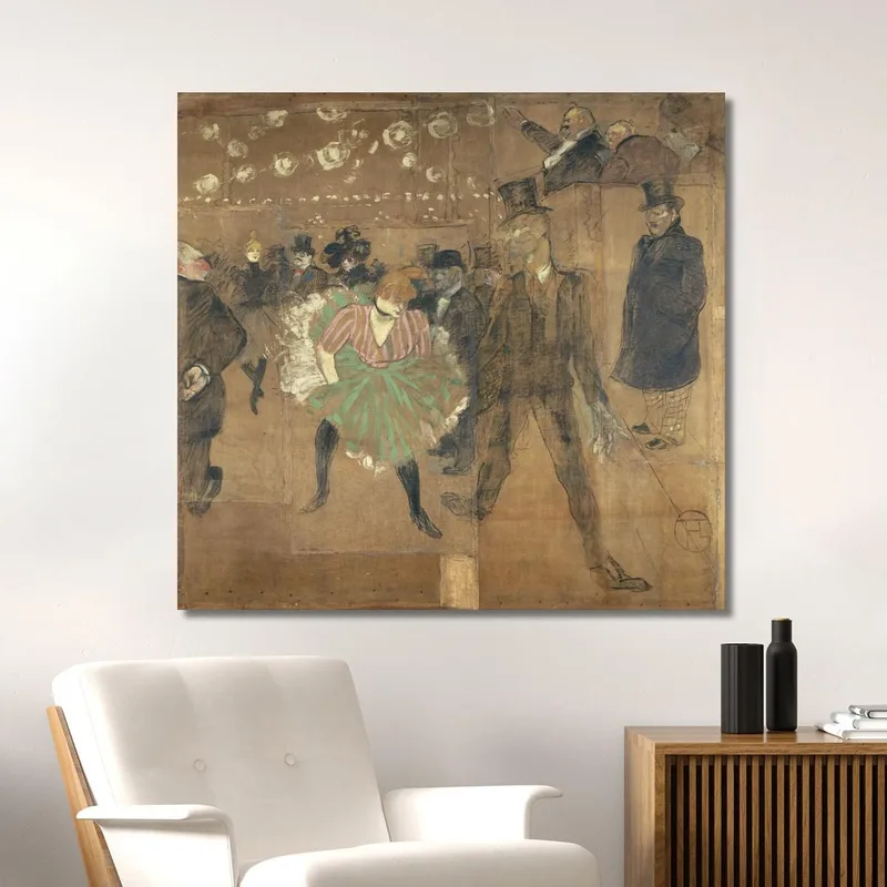 Paneele Für Die Baraque De La Goulue Auf Der Foire Du Trône In Paris Henri de Toulouse-Lautrec