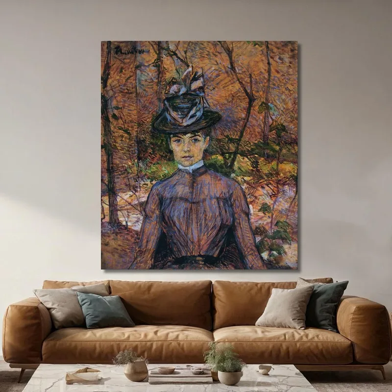Retrato De Suzanne Valadon Henri de Toulouse-Lautrec
