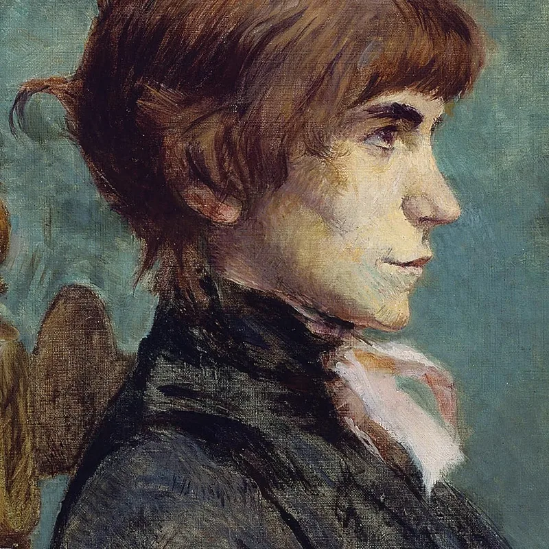 Portrait Of Jeanne Wenz Henri de Toulouse-Lautrec